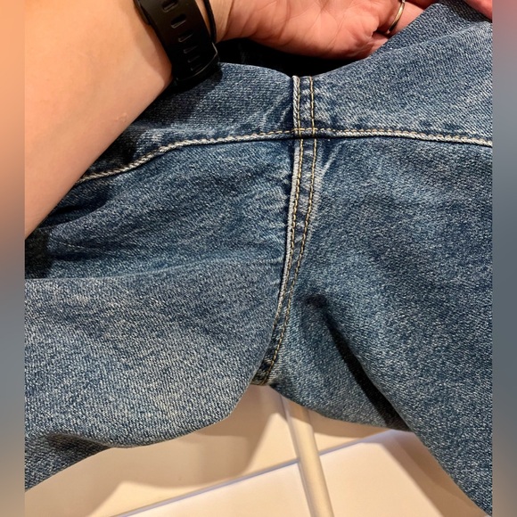 NWT Blank NYC Cinderella Story Blue Denim Distressed Hem Straight Leg Jean SZ 31 - Picture 15 of 15